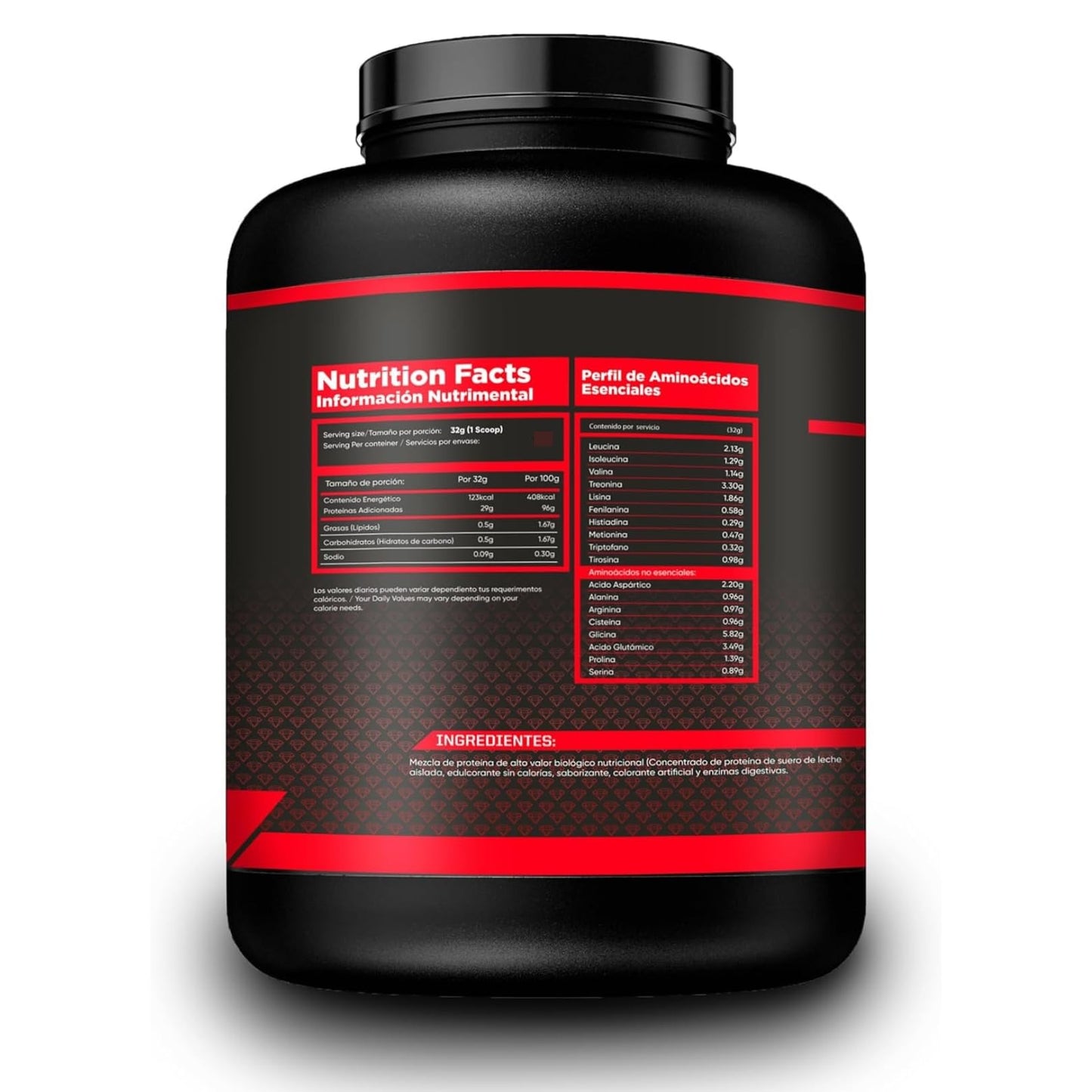 Diamondtech Proteína Pro Whey Isolate 5lbs (2.27kg) 70 servicios (VAINILLA)
