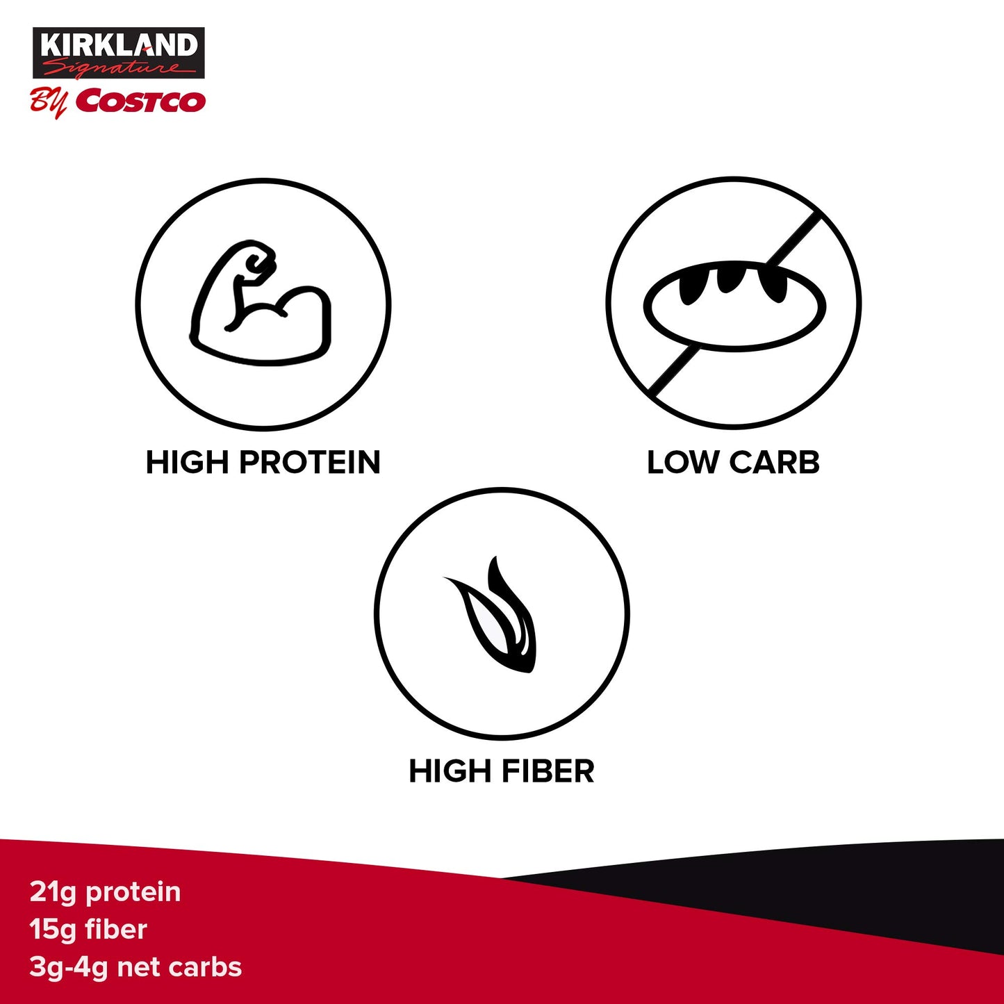 KIRKLAND SIGNATURE - Paquete variado de barritas proteicas energéticas, 20 unidades